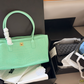CEM290 New arrive fashion green bag for woman hands bag beautiful gift to choose gift 35*22cm