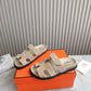 HEM102 Designer women Slippers sandals shoes for women mix color shoes high quality size 35 to 42