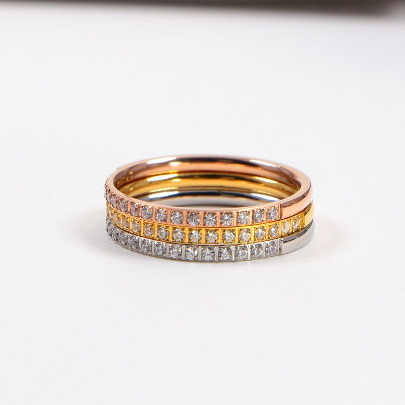 BEM34 Classic Ring Brand Designer Ring Diamond Wedding Gold Ring Women Mens  Ring Love Promise Jewelry