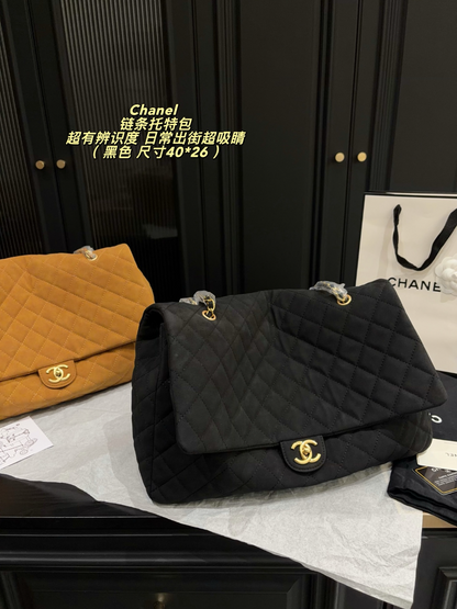 CEM342 New arrive fashion black brown khaki coffee grey color bag for woman beautiful gift to choose gift size to choose 40*26cm