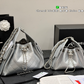 CEM387 New arrive fashion black white red khaki yellow pink silver blue purple color bag for woman beautiful gift to choose 2 size