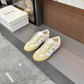 DEM325 Womens  men  Shoes Fashion Female Luxury Designer yellow Ladies shoes size 35-45