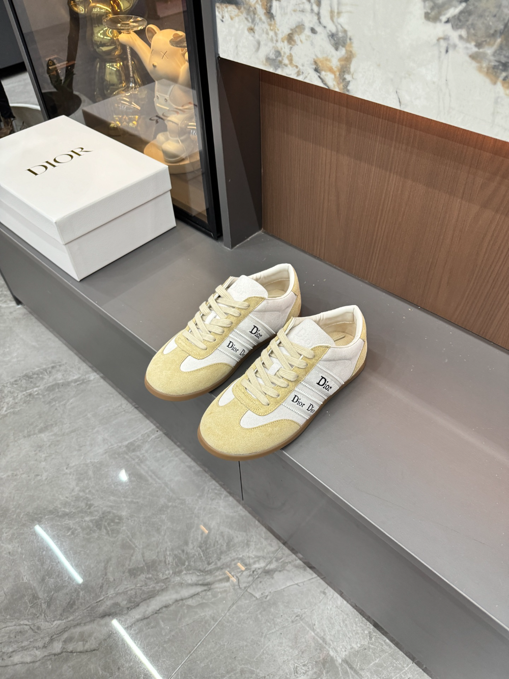 DEM325 Womens  men  Shoes Fashion Female Luxury Designer yellow Ladies shoes size 35-45