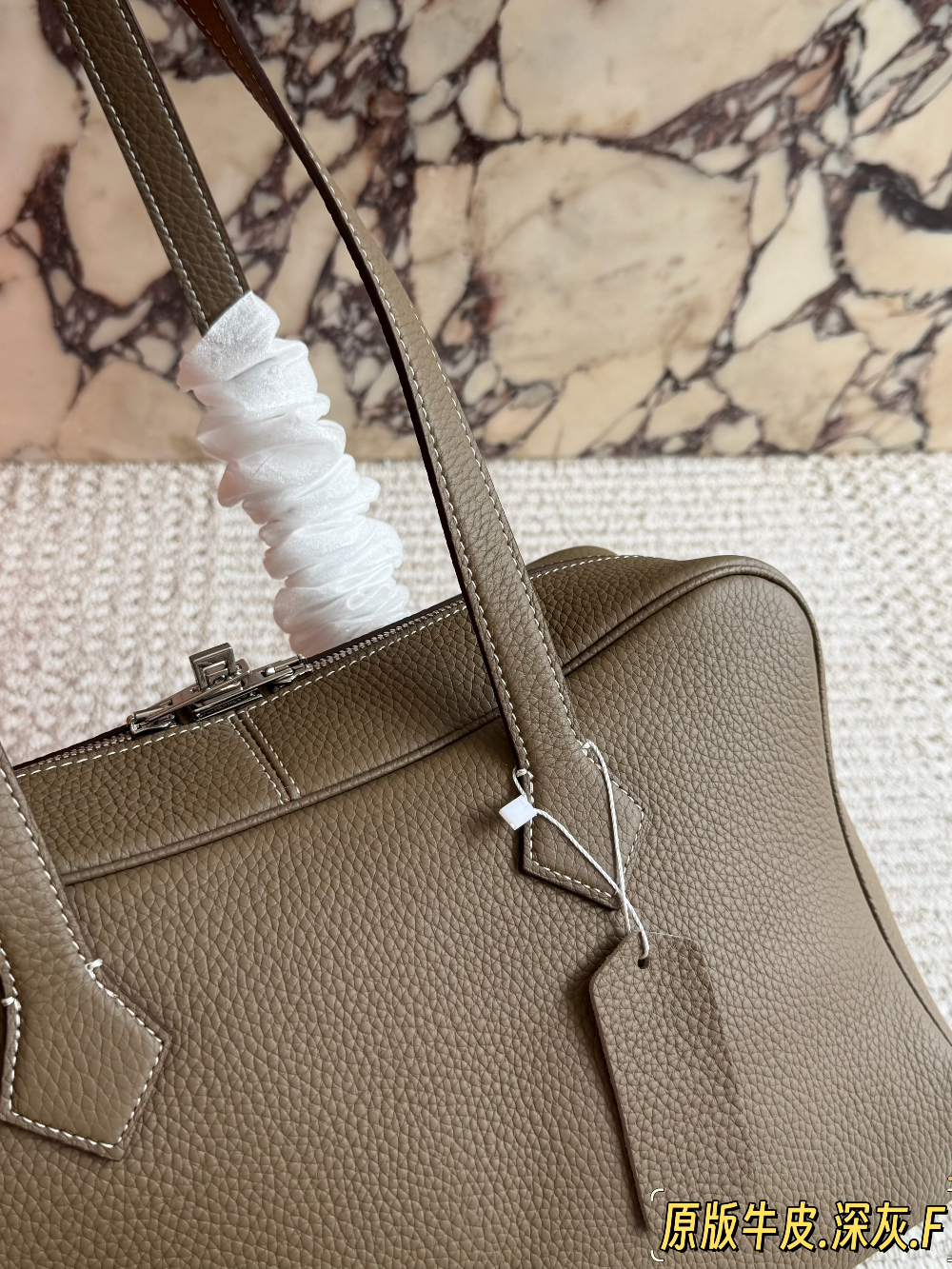 HEM145 New arrive fashion dark coffee brown caramel elephant gray bag for woman hands bag beautiful gift to choose gift  36*20cm
