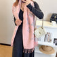 LEM284 Cashmere knitted scarf Women Man Designer Scarf fashion brand Cashmere Scarves For Winter Womens and mens Long Wraps Size 65*180cm gift