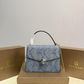 BEM40 New arrive fashion blue white gold beige green bag for woman hands bag beautiful gift to choose gift 21*16cm