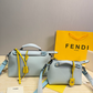 FEM24 New arrive fashion  White blue green gray brown  bag for woman hands bag beautiful gift to choose gift 2 size