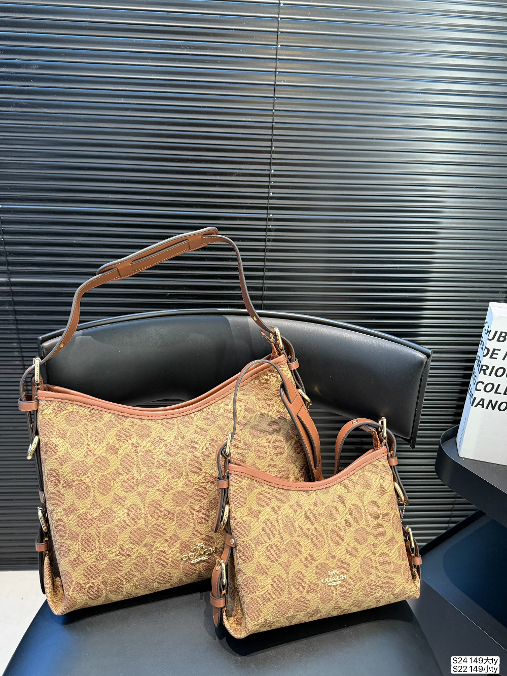 COEM12 New arrive fashion yellow dark brown color bag for woman beautiful gift to choose 2 size