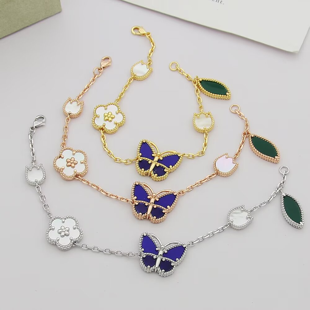 VEM34 New trendy and luxurious butterfly bracelet - Unique design with high-end style, versatile accessory for all occasions