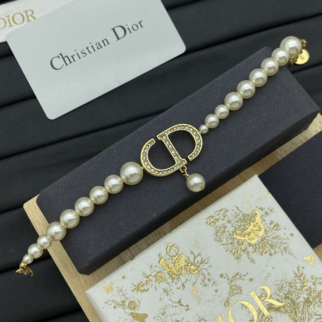 DEM258 New Arrive Fashion  with Diamond Pearl Bracelet Bangle   for Woman Jewelry To Choose