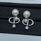 DEM249 New Arrive Fashion  with Diamond Pearl Earring  for Woman Jewelry To Choose
