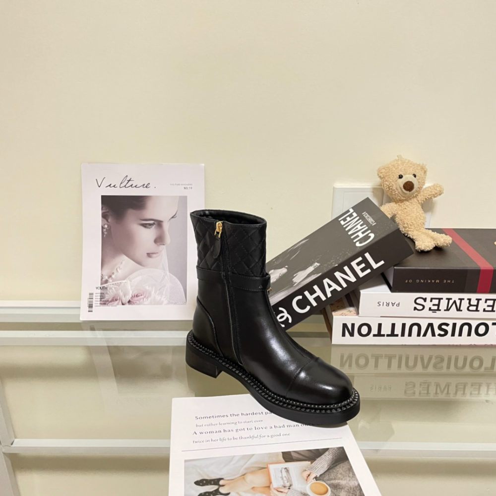 CEM398 Womens Ankle Boots 2026 Thick Bottom Platform Woman Shoes Zipper Fashion Female Luxury Designer Boot Casual Ladies MartinBoots combat Boots