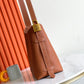 LEM346 Original Epsom Head  top quality bag New Genuine Leather Women's Crossbody Stewardess