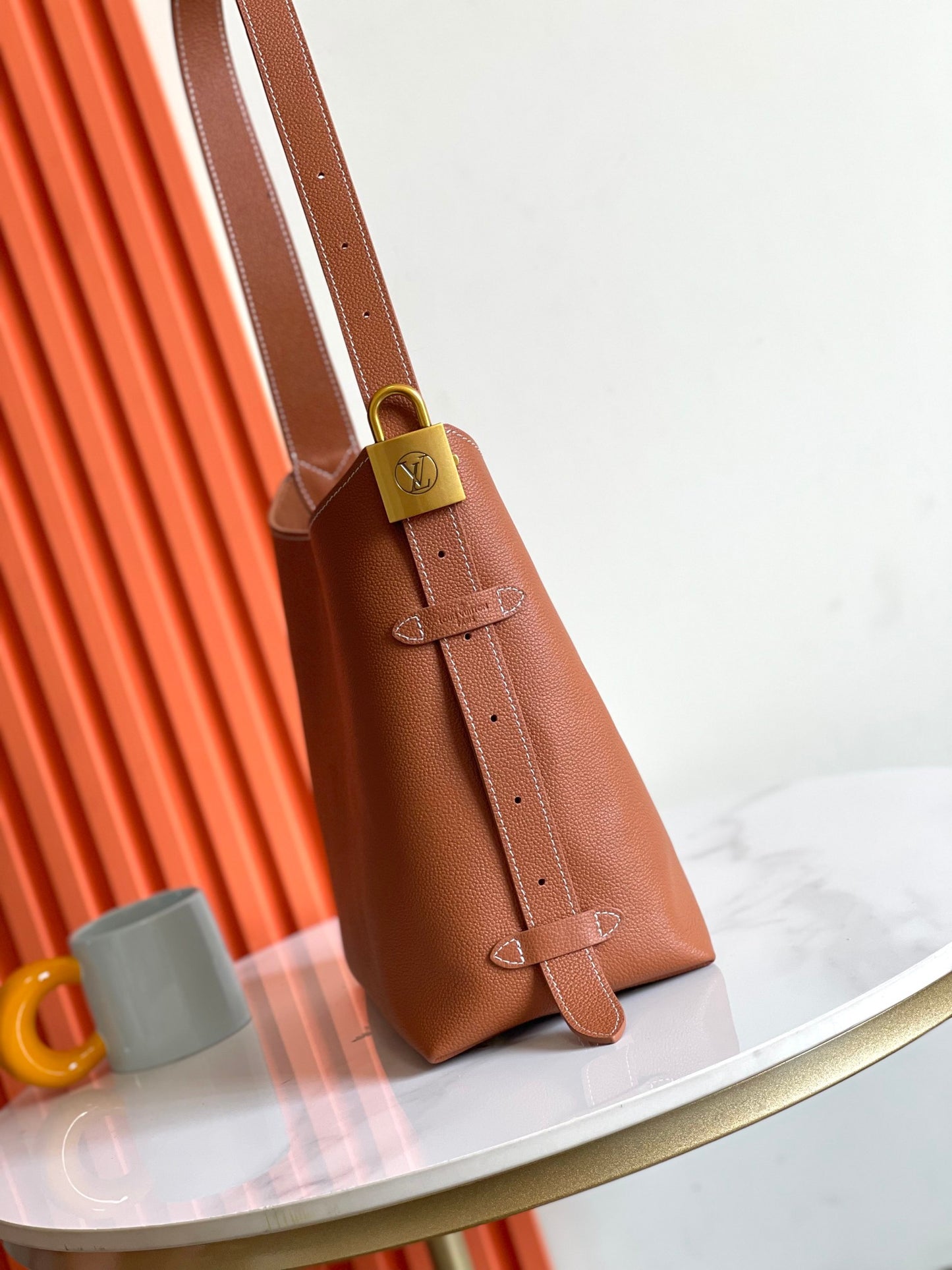 LEM346 Original Epsom Head  top quality bag New Genuine Leather Women's Crossbody Stewardess