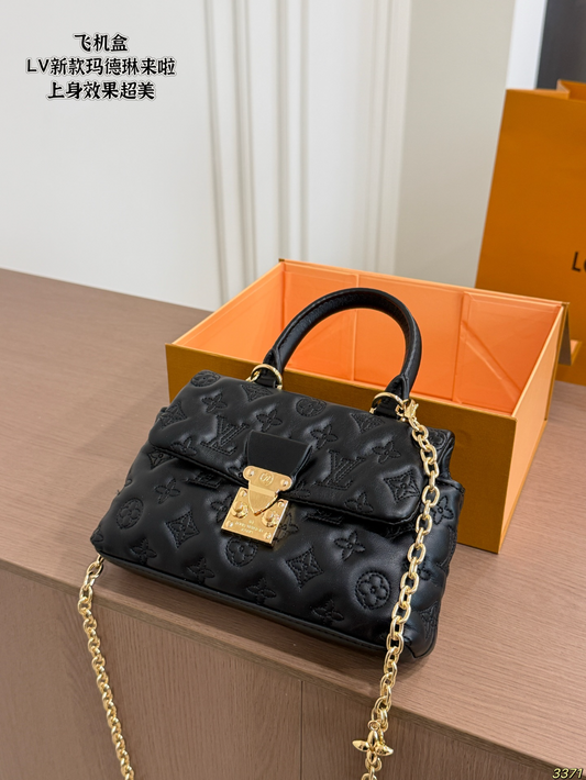 LEM555 New arrive fashion black white yellow pink color bag for woman beautiful gift to choose size 20*12CM