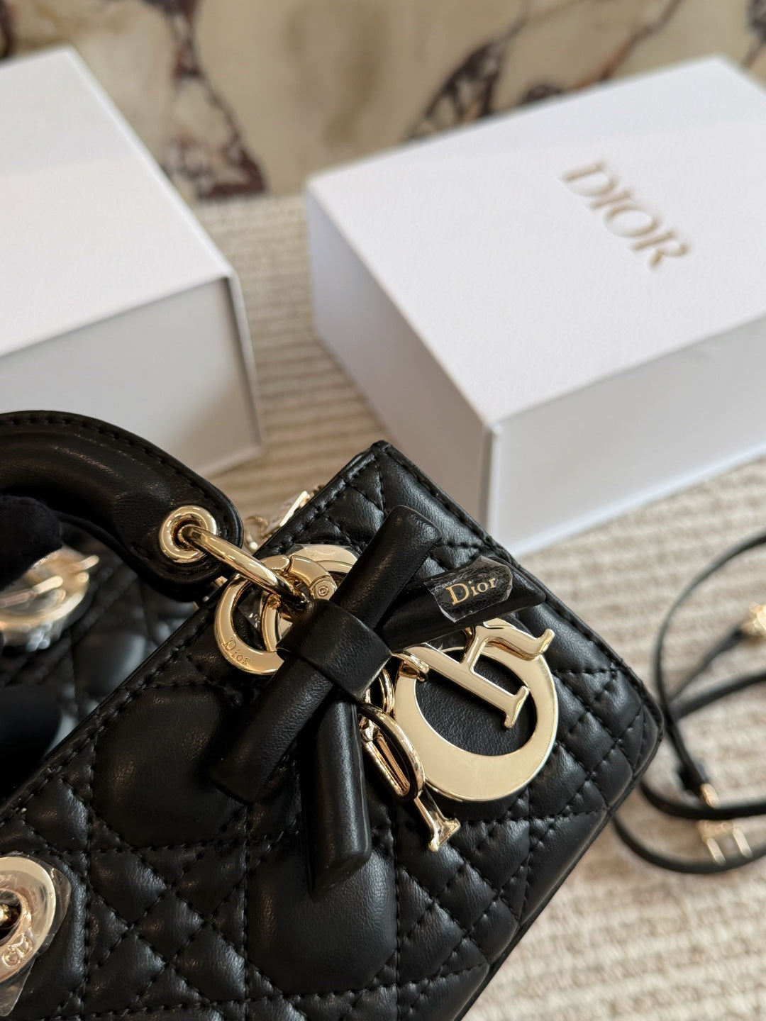 DEM302 New Designer Classic diamond-patterned bow handbag black white pink color women bag