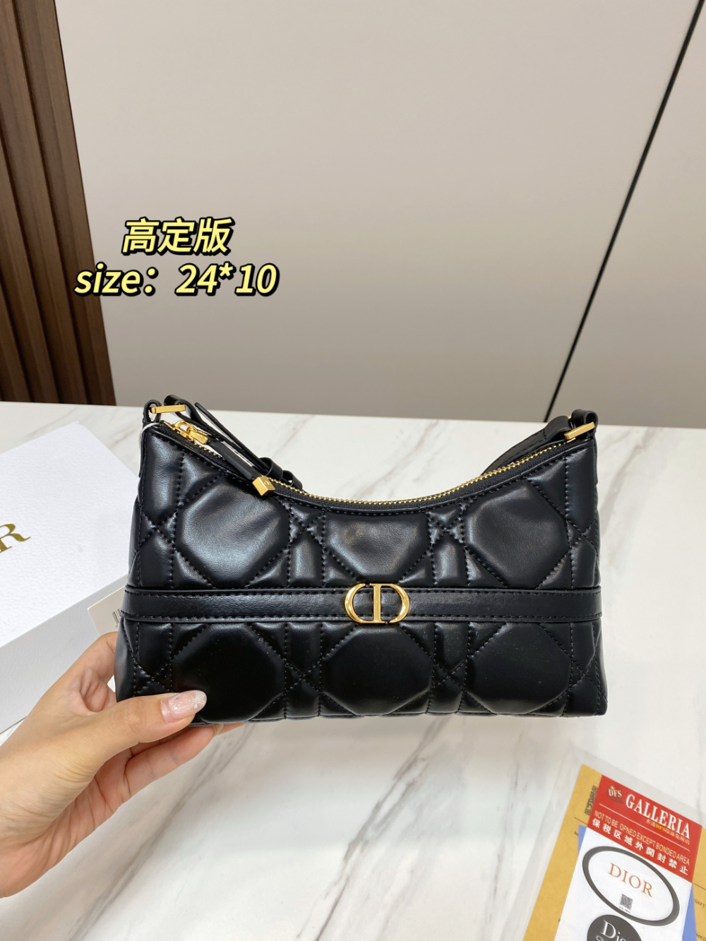 DEM359 New arrive fashion black white ceramel pink color bag for woman beautiful gift to choose size 24×10cm