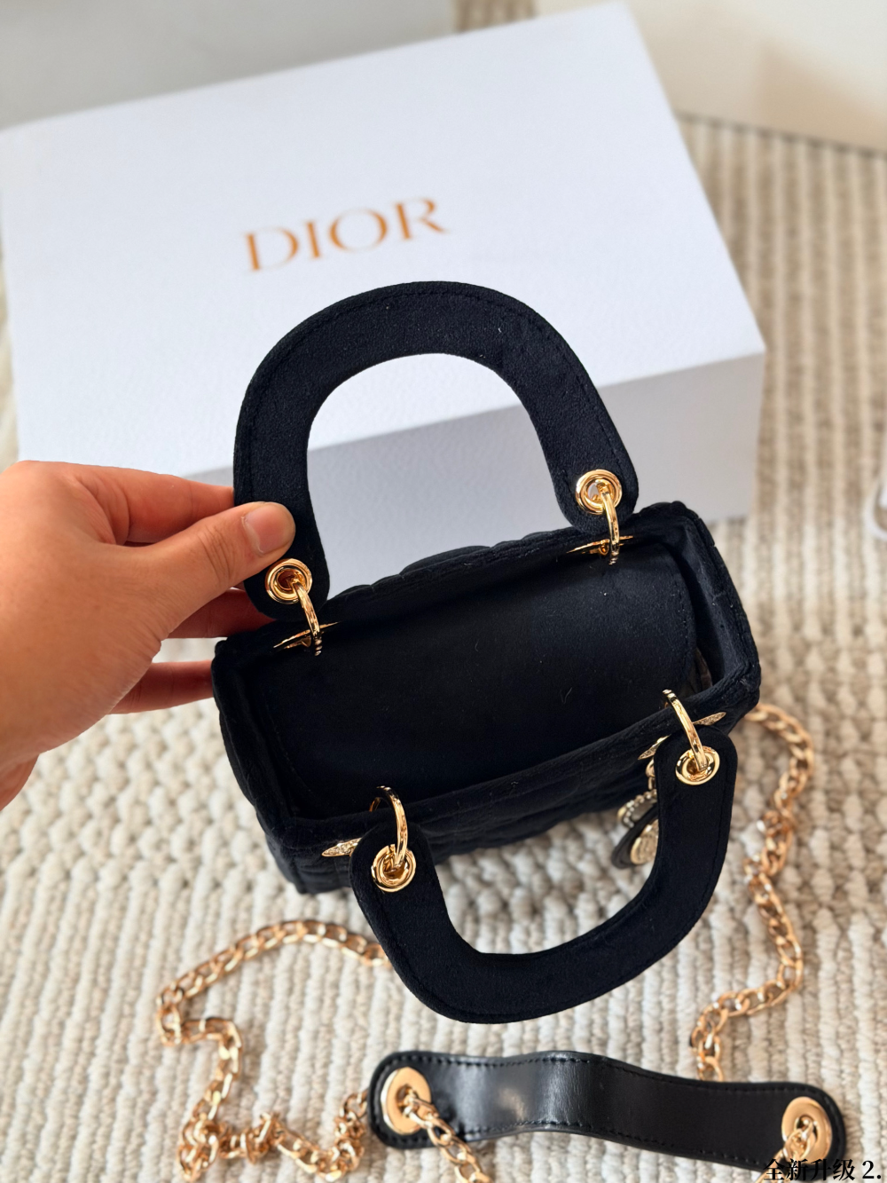 DEM347 New arrive fashion black red orange white blue color bag for woman beautiful gift to choose 17cm