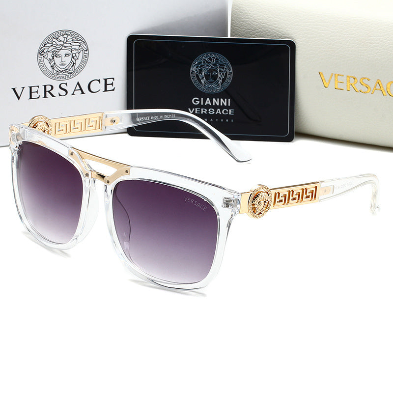 CAEM02 Designers Men Classic Brand Retro women Sunglasses  Eyewear Metal Frame Sun Glasses Woman glass lenses aviator sunglasses With box