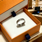 LEM573 New Classic Ring Brand Designer Titanium Steel Ring Gold Ring Women Mens Ring Love Promise Jewelry