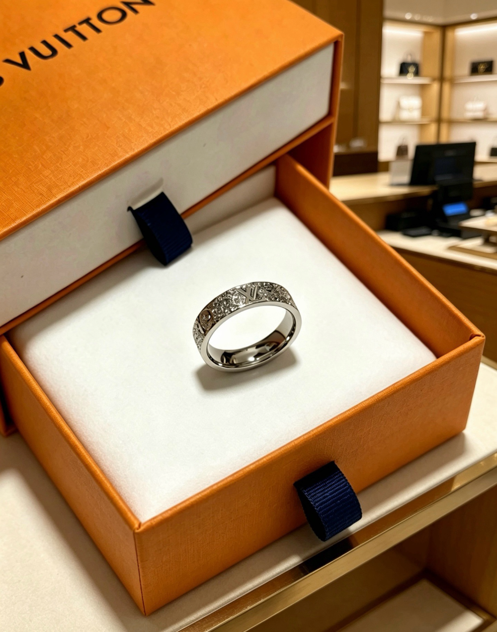 LEM573 New Classic Ring Brand Designer Titanium Steel Ring Gold Ring Women Mens Ring Love Promise Jewelry