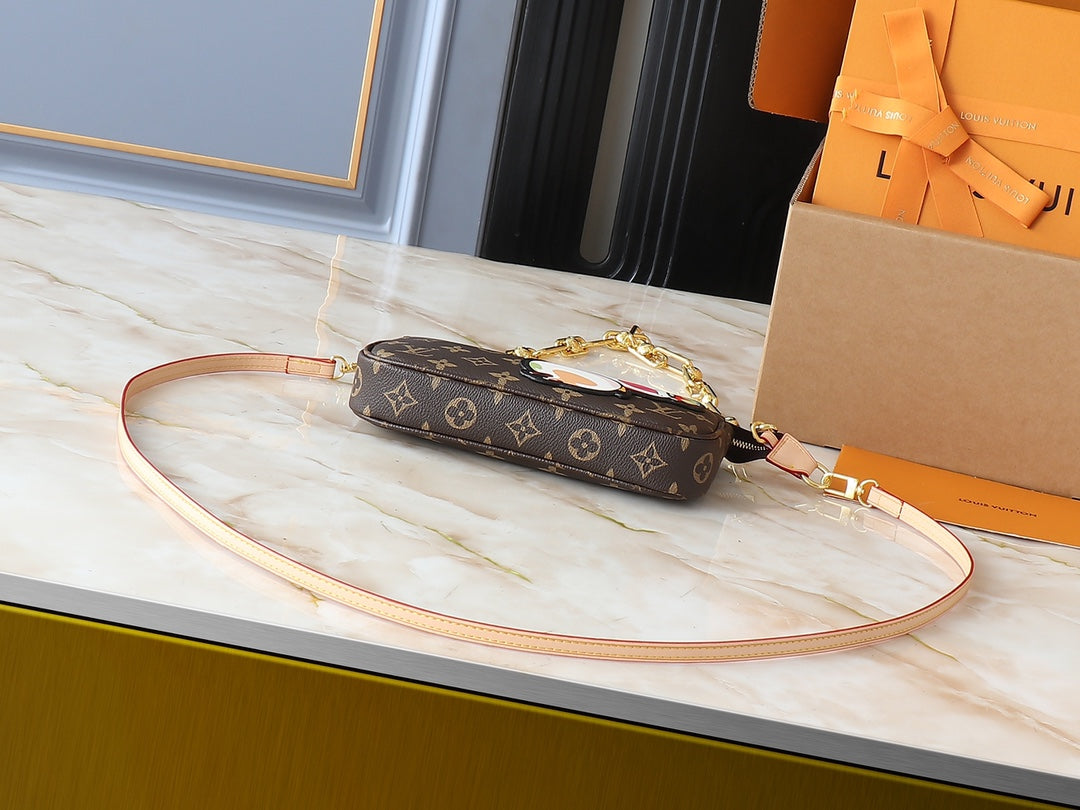 LEM248 Designer Bag Shoulder Bag Crossbody Bag Luxury Bag Purse Designer 2025 Texture Handbag Armpit New Mahjong Bag Temperament Fashion Clash Color Fashion Bag 22.0 x 13.0 x 4.0cm