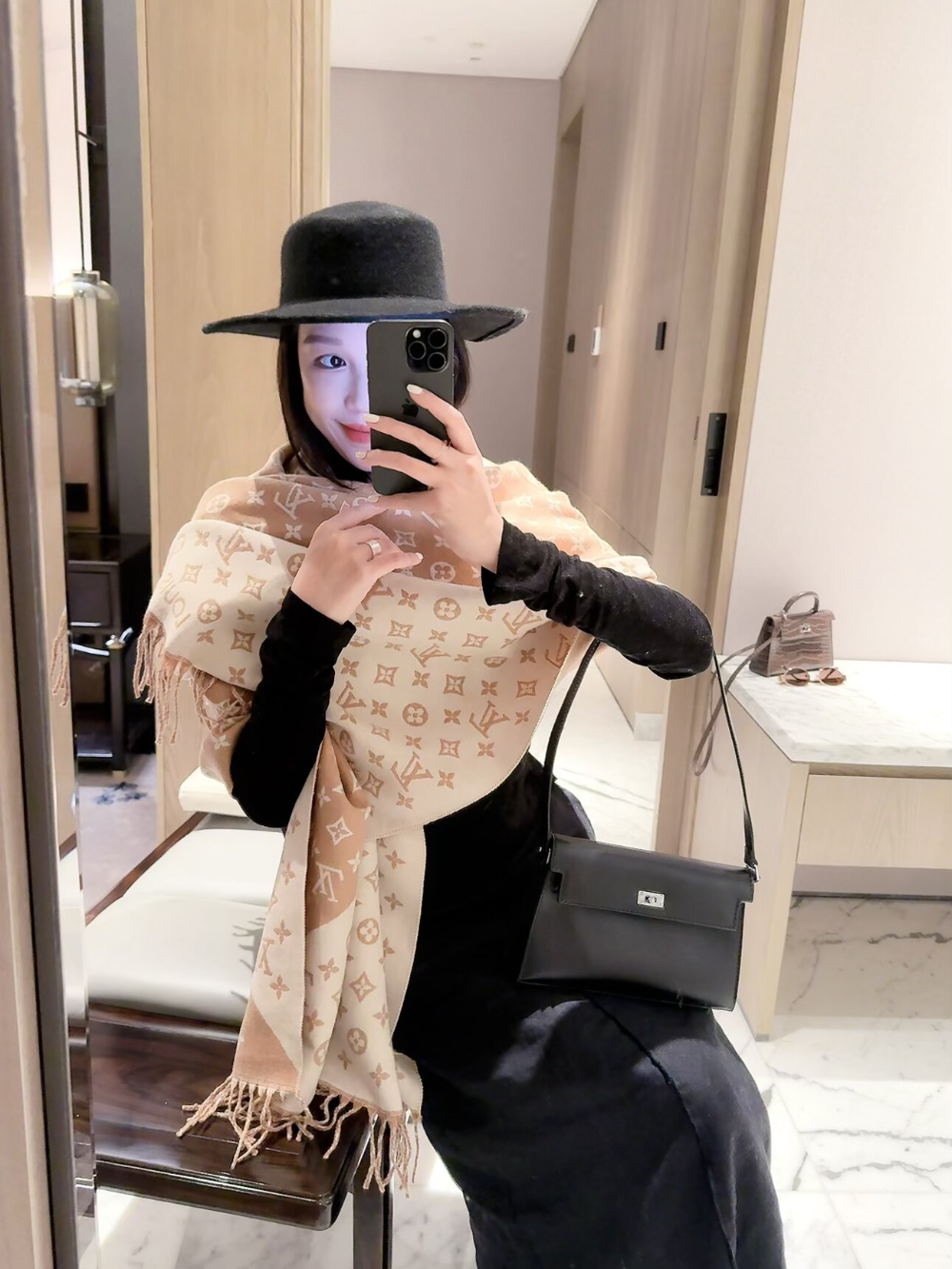 LEM645 new arrive  Hot sale khaki black color fashion beautiful  scarf  for woman gift  to choose  60x180cm