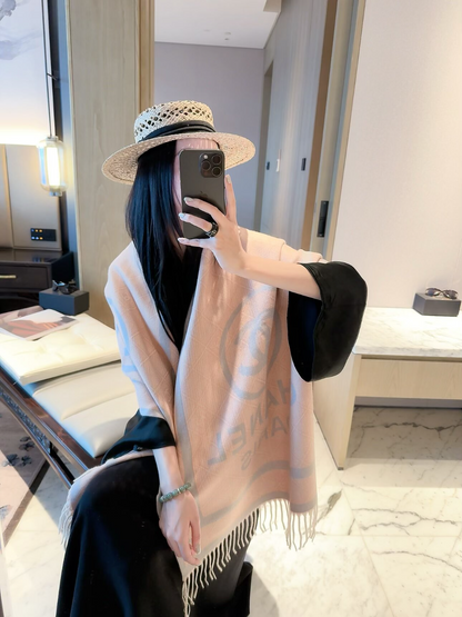 CEM388 new arrive  Hot sale grey brown  pink color fashion beautiful  scarf  for woman gift  to choose