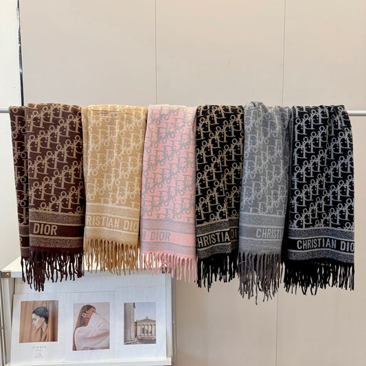 DEM231 Classic Luxury Designer scarf cashmere fringe Designer scarf Scarf shawl blanket Winter for women and men Size 65*180cm