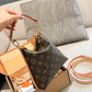 LEM575 New arrive fashion brown color bag for woman beautiful gift to choose size 18*18cm
