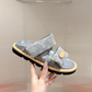 LEM454 Designer women Slippers sandals shoes for women mix color shoes high quality size 4.5cm