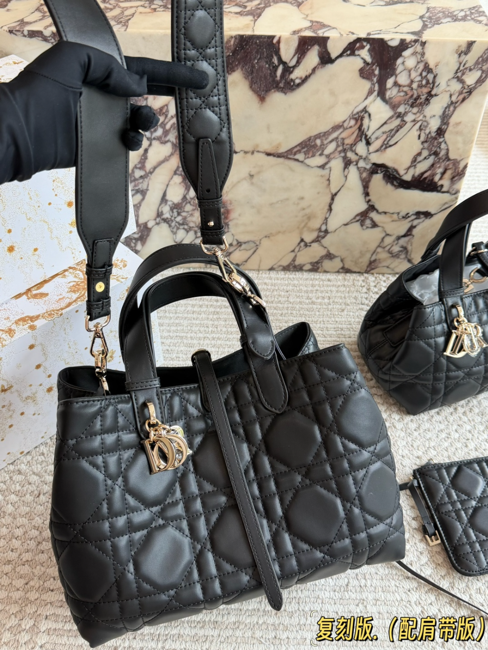 DEM373  New arrive fashion black white pink khaki beige color bag for woman beautiful gift to choose 2 size