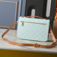LEM637 New arrive fashion pink blue white green brown bag for woman hands bag beautiful gift to choose gift  25x19x7cm