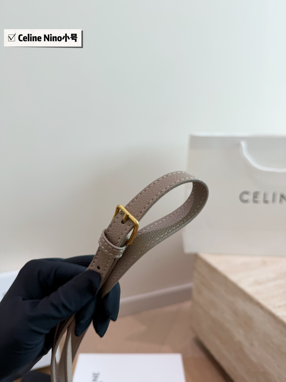 CLEM50 New arrive fashion black grey bag for woman hands bag beautiful gift to choose gift  20x13cm