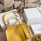 LOW02 New arrive fashion black yellow white coffee color bag for woman beautiful gift to choose size  25*19cm