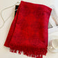 WEM01 luxury Designer Cashmere Scarf Winter Women Long Scarf Quality Headband Fashion Men brand Scarves Classic Printed Check Big Plaid Shawls Soft comfortable gift 65*180CM
