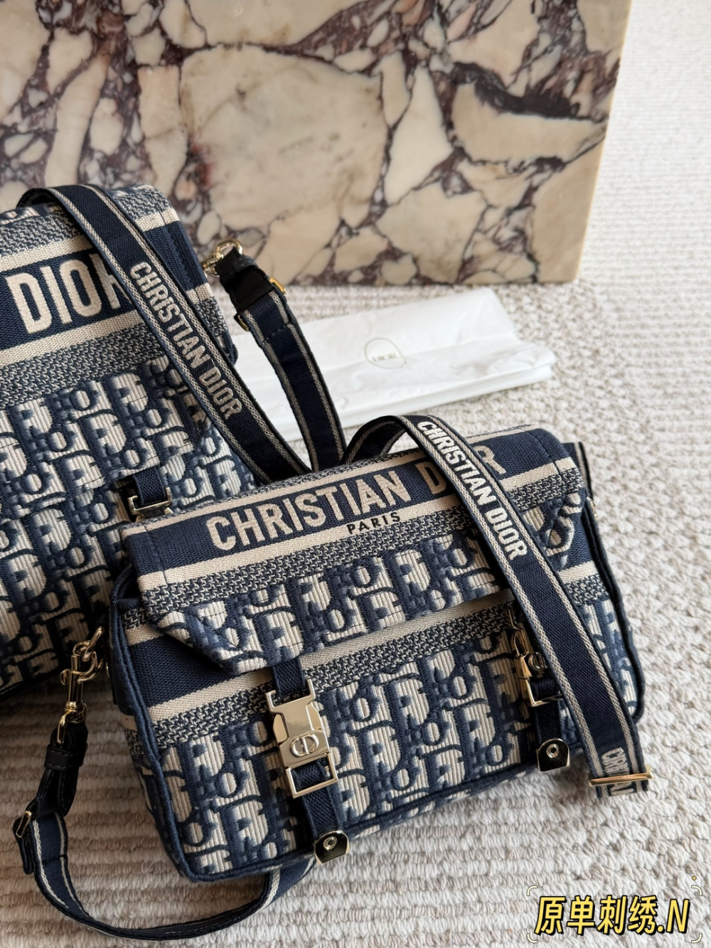 DEM388 New arrive fashion deep blue grey bag for woman hands bag beautiful gift to choose gift 2 size