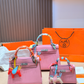 HEM138 New arrive fashion red peach red pink brown white dark green color bag for woman beautiful gift to choose 3 size