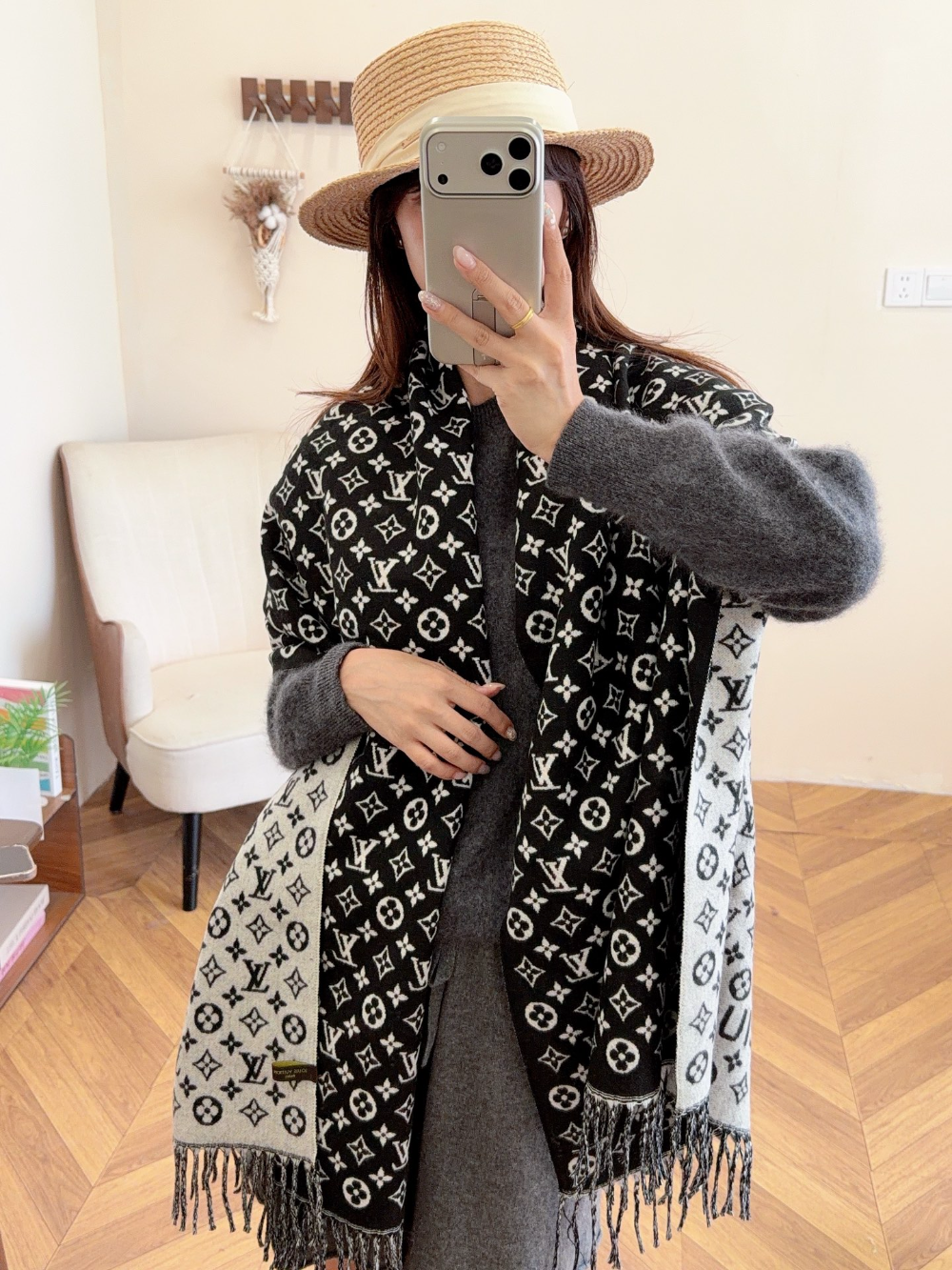 LEM527 new arrive  Hot sale black brown color fashion beautiful  scarf  for woman gift  to choose size 180*60cm