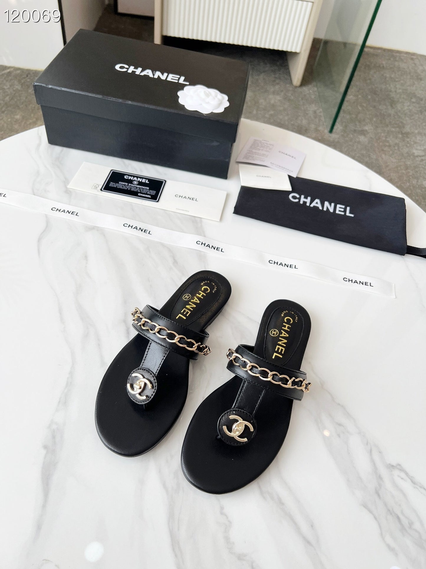 CEM171 Plus Size Open-Toe Pearl Flat for Women Summer Fashion Square Toe Solid Color Thick Sole Slippers