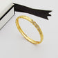 CEM161 Designer Bracelet 18k Gold Plated Bangle Luxury Brand Love Designed Bangles For Women High Sense Fritillary Diamond Bracelets Fashion Accessories Party Jewelry