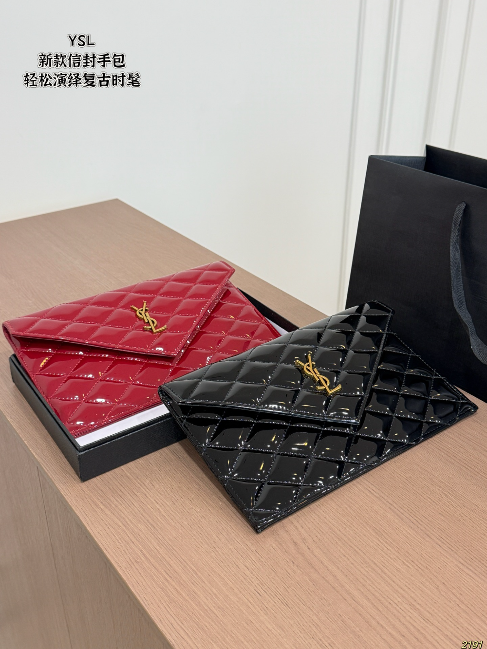 YLEM19 New arrive fashion black red color bag for woman beautiful gift to choose 27*16 cm