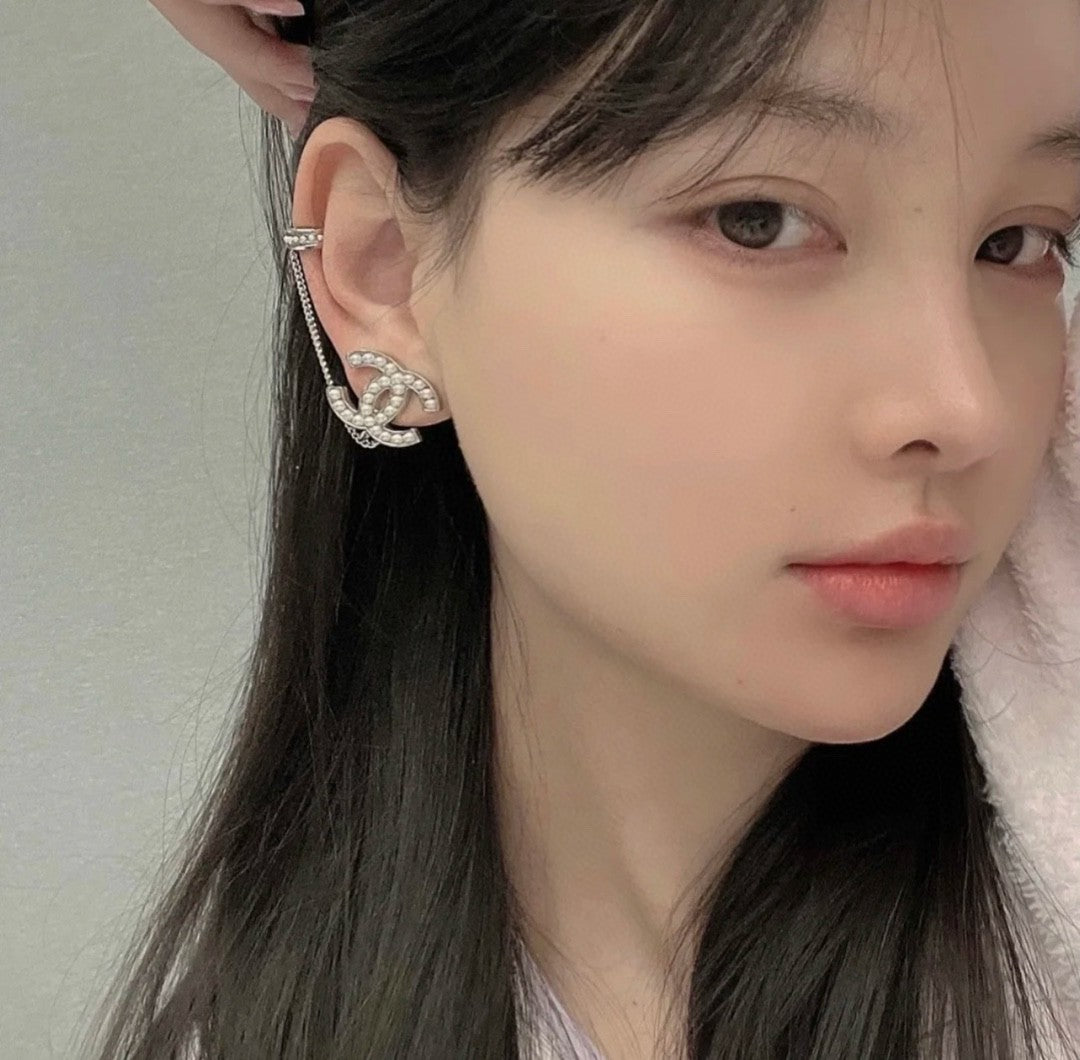 CEM213 New Arrive Fashion  Hot Sale  with Pearl Heart Earring  for Woman Jewelry To Choose Gift