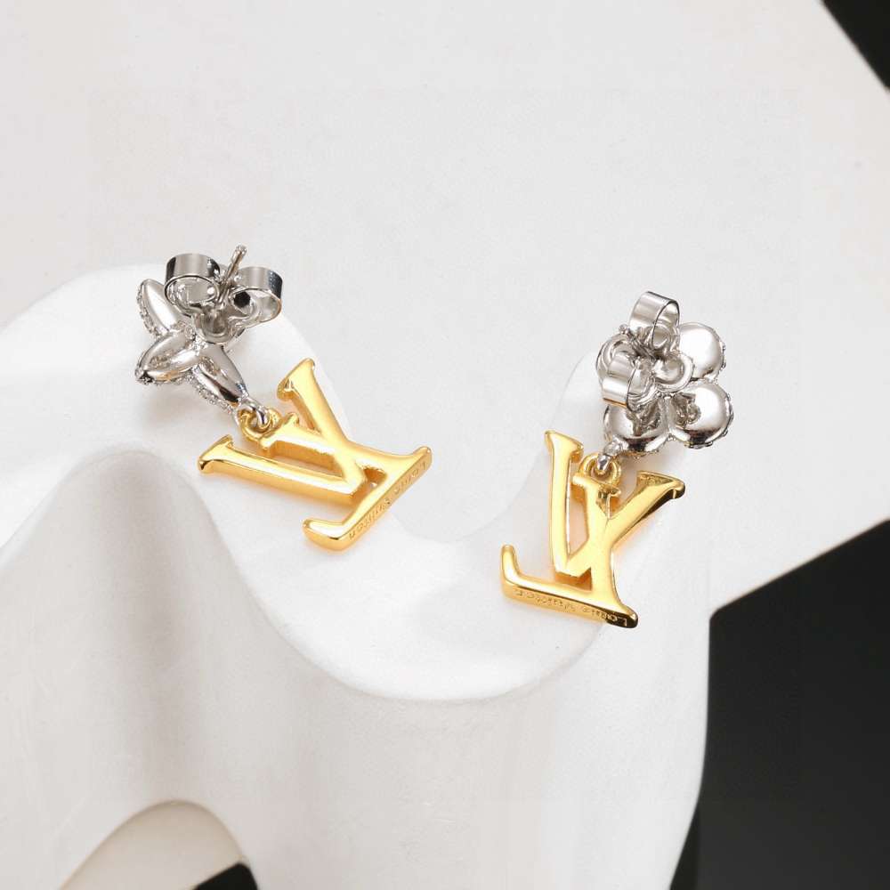 LEM478 New Arrive Silver and Gold Color Earring Fashion Design Earring Charm for Women Jewelry