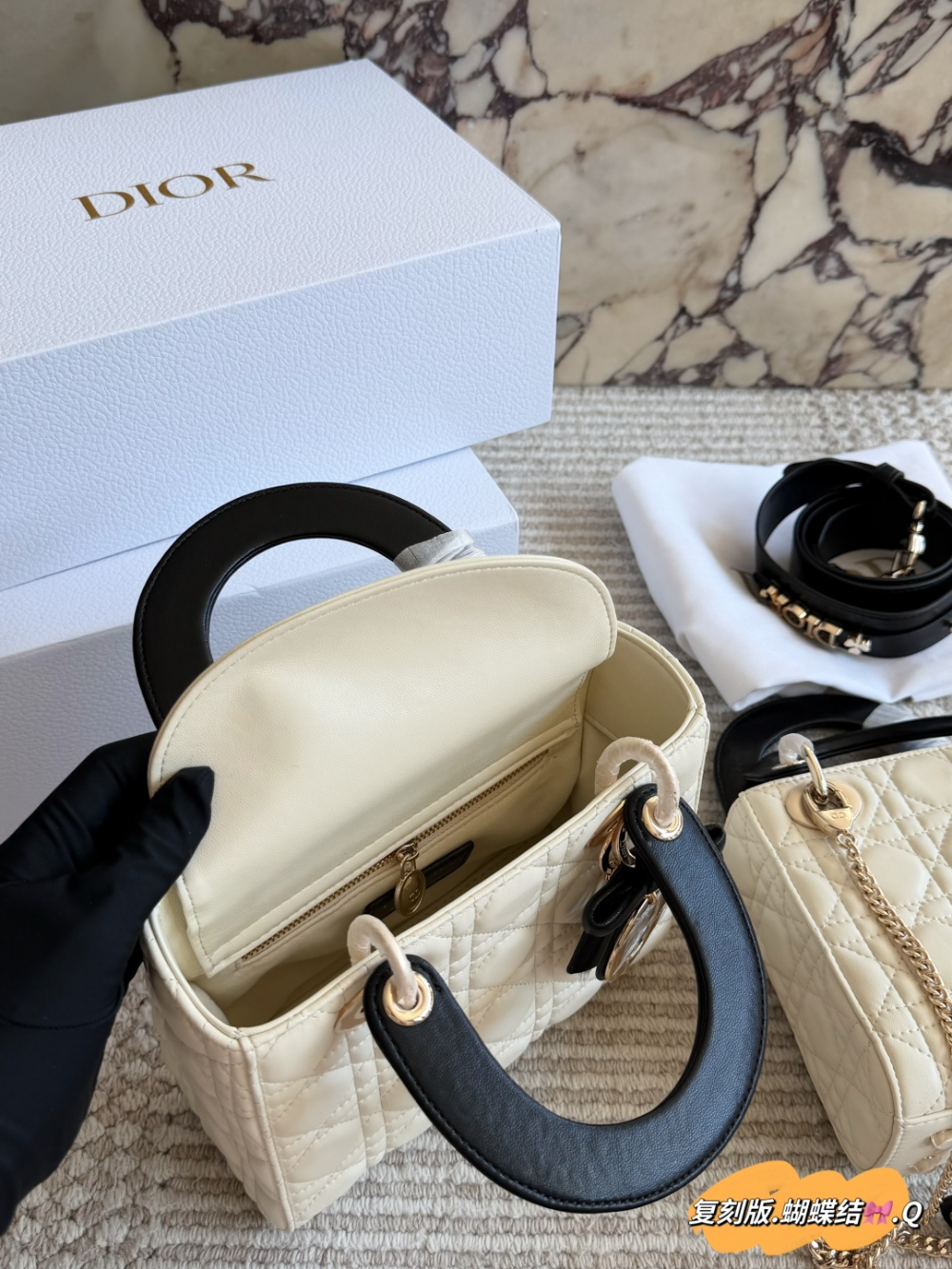 DEM351 New arrive fashion black color bag for woman beautiful gift to choose 2 size