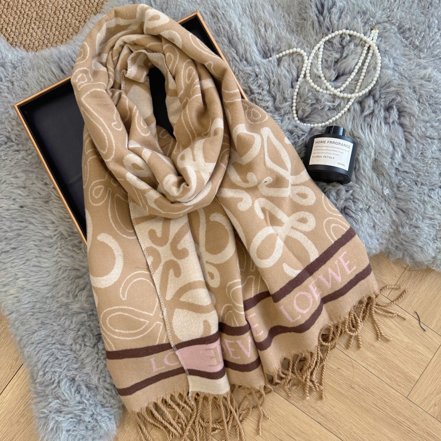 WEM02 luxury Designer Cashmere Scarf Winter Women Long Scarf Quality Headband Fashion Men brand Scarves Classic Printed Check Big Plaid Shawls Soft comfortable gift 65*180CM