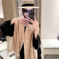 CEM484 new arrive  Hot sale khaki black color fashion beautiful  scarf  for woman gift  to choose