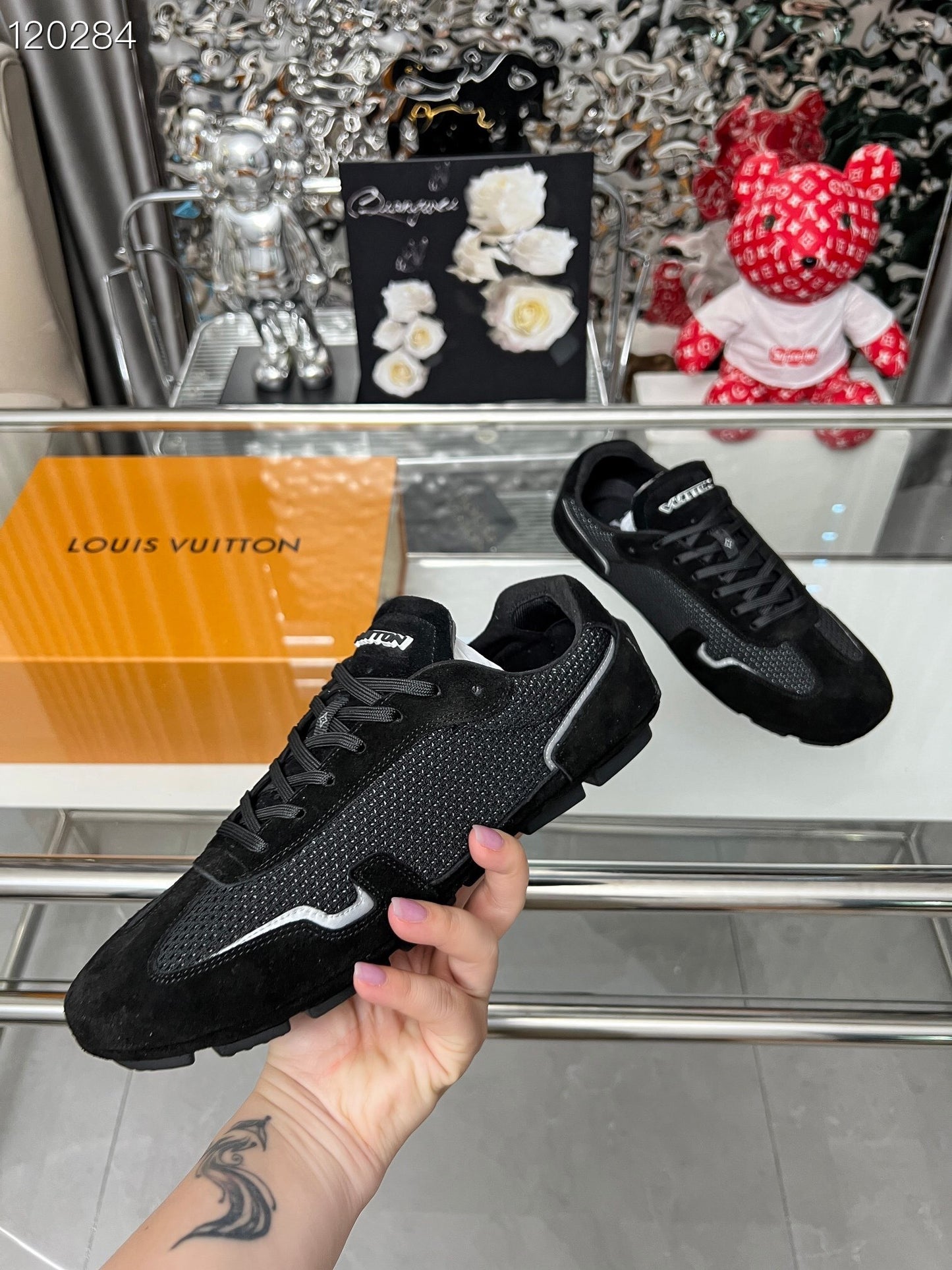 LEM268 Men Women Running Shoes Flat Sneakers White Black Panda Low Shoe Photon Dust University Blue Triple Designer Mens Trainers