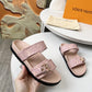LEM378 Designer Shoes women Sandals for women pink grey color shoes high quality size 35 to 42