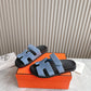 HEM102 Designer women Slippers sandals shoes for women mix color shoes high quality size 35 to 42